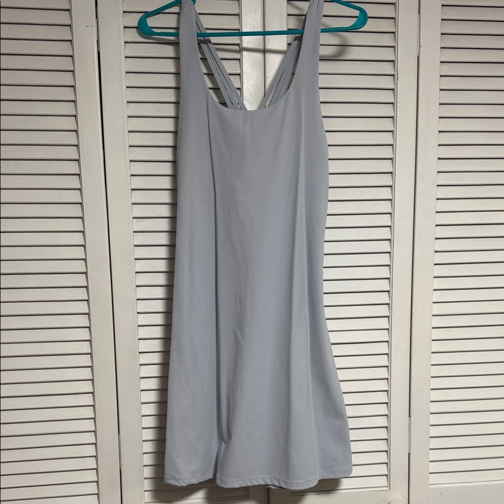 Light blue  Sleeveless Dress